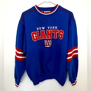 Vintage Retro New York Giants Crewneck Sweater Mens Medium By Lee EUC